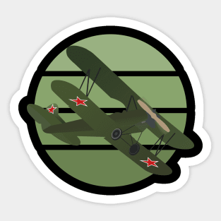 Night Witches Polikarpov Po-2 Bomber Sticker